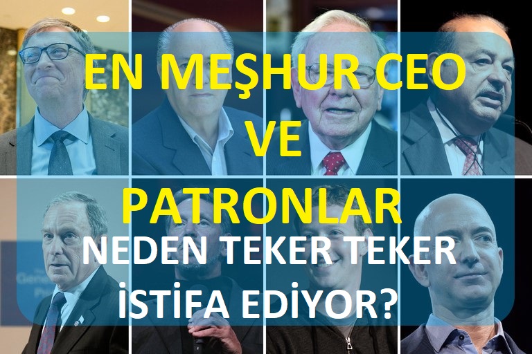 Büyük Patronlar Neden İstifa Ediyor? CEO'ların Koronavirüsle İlegisi Ne? CEO Şoku!