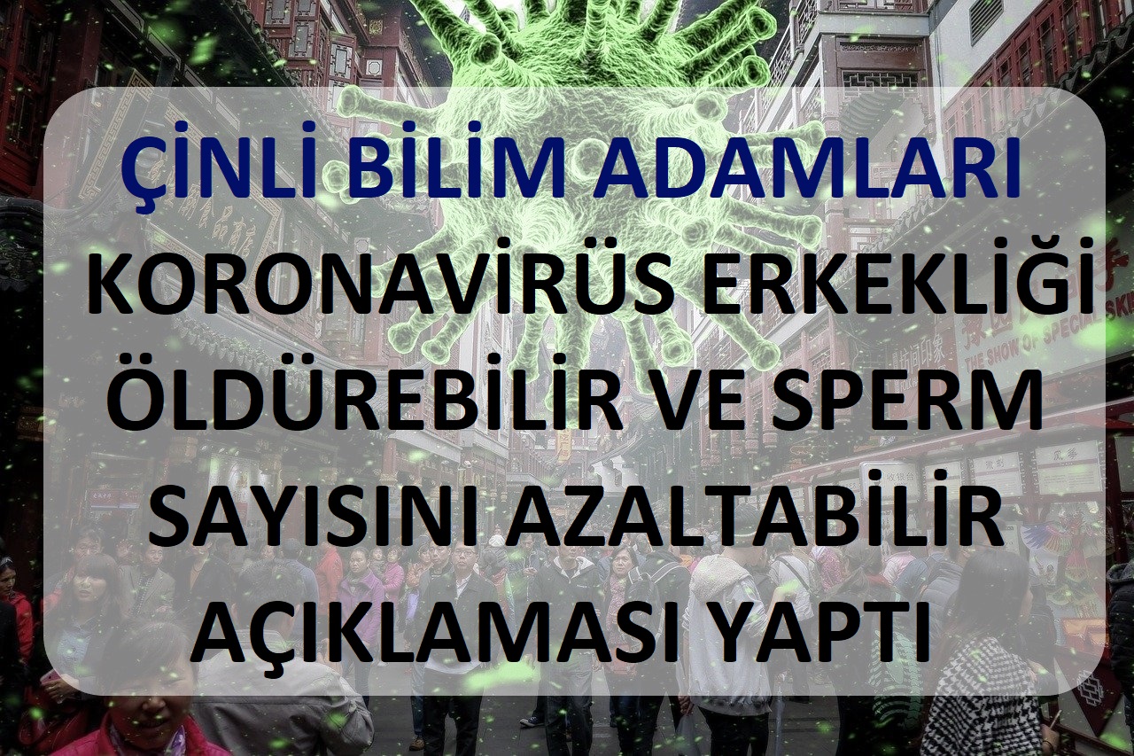 Çin Bilim Adamları Koronavirüs Erkekliği Öldürüyor ve Sprem Sayısını Azaltıyor Açıklaması Yaptı