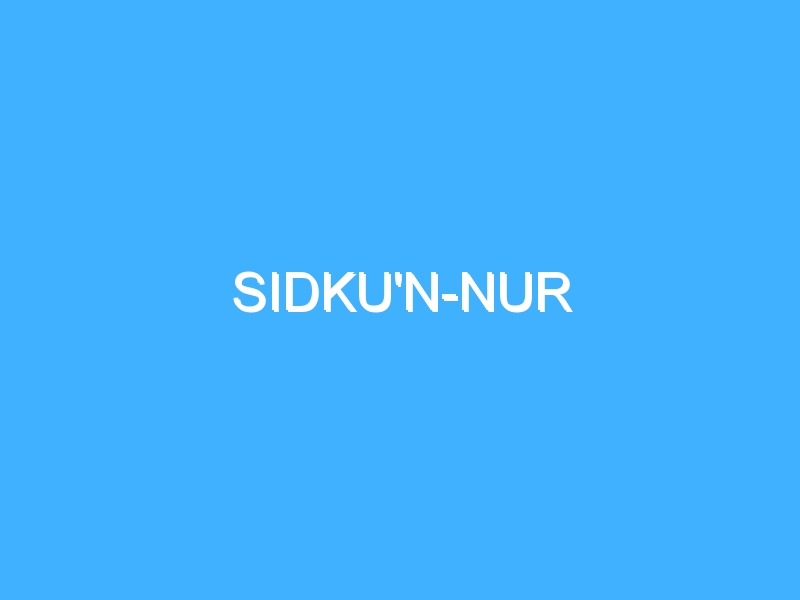 SIDKU'N-NUR